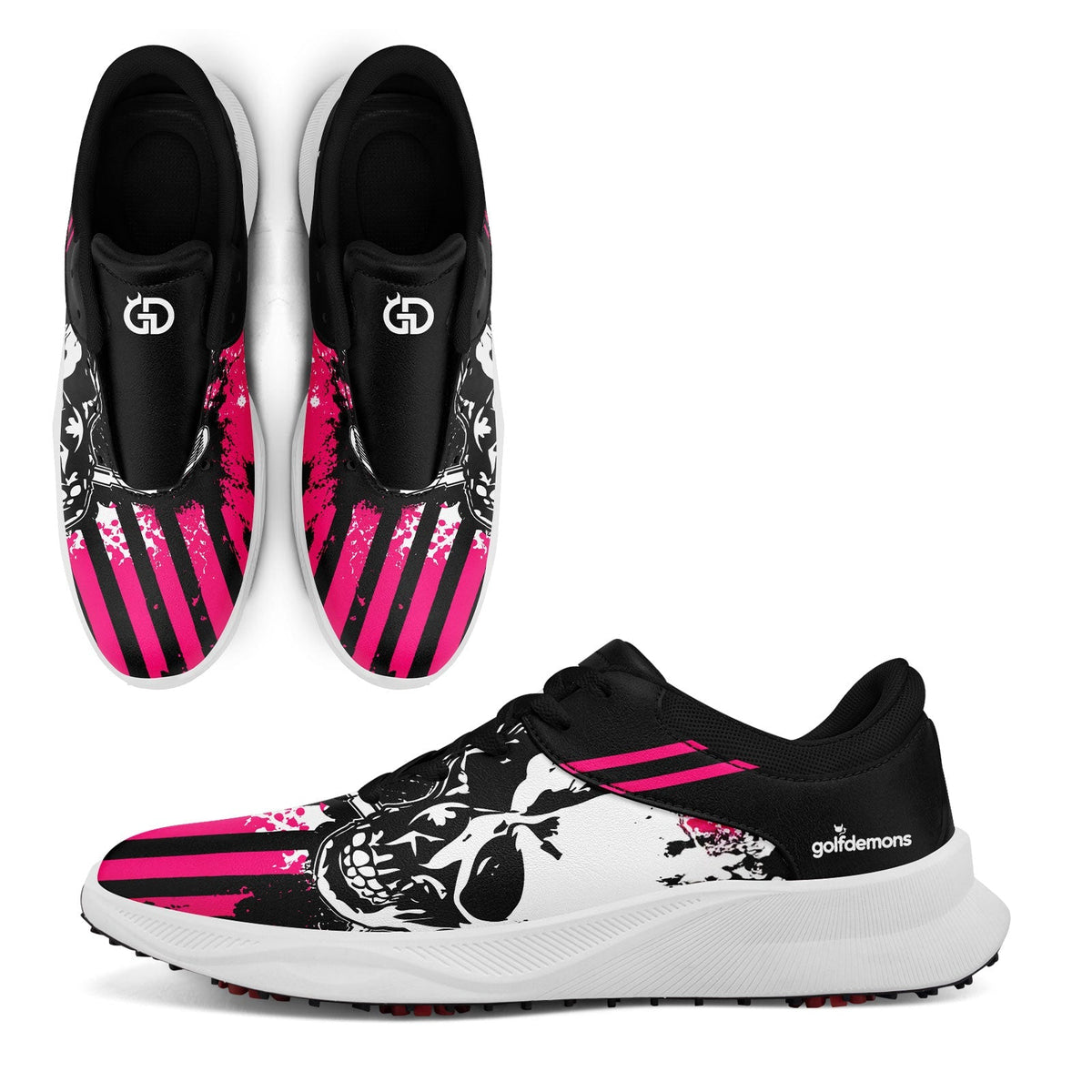 Premium Custom Golf Shoes for Teams,Golfdemons Personalized Logo & Name FN062-26020070-3B