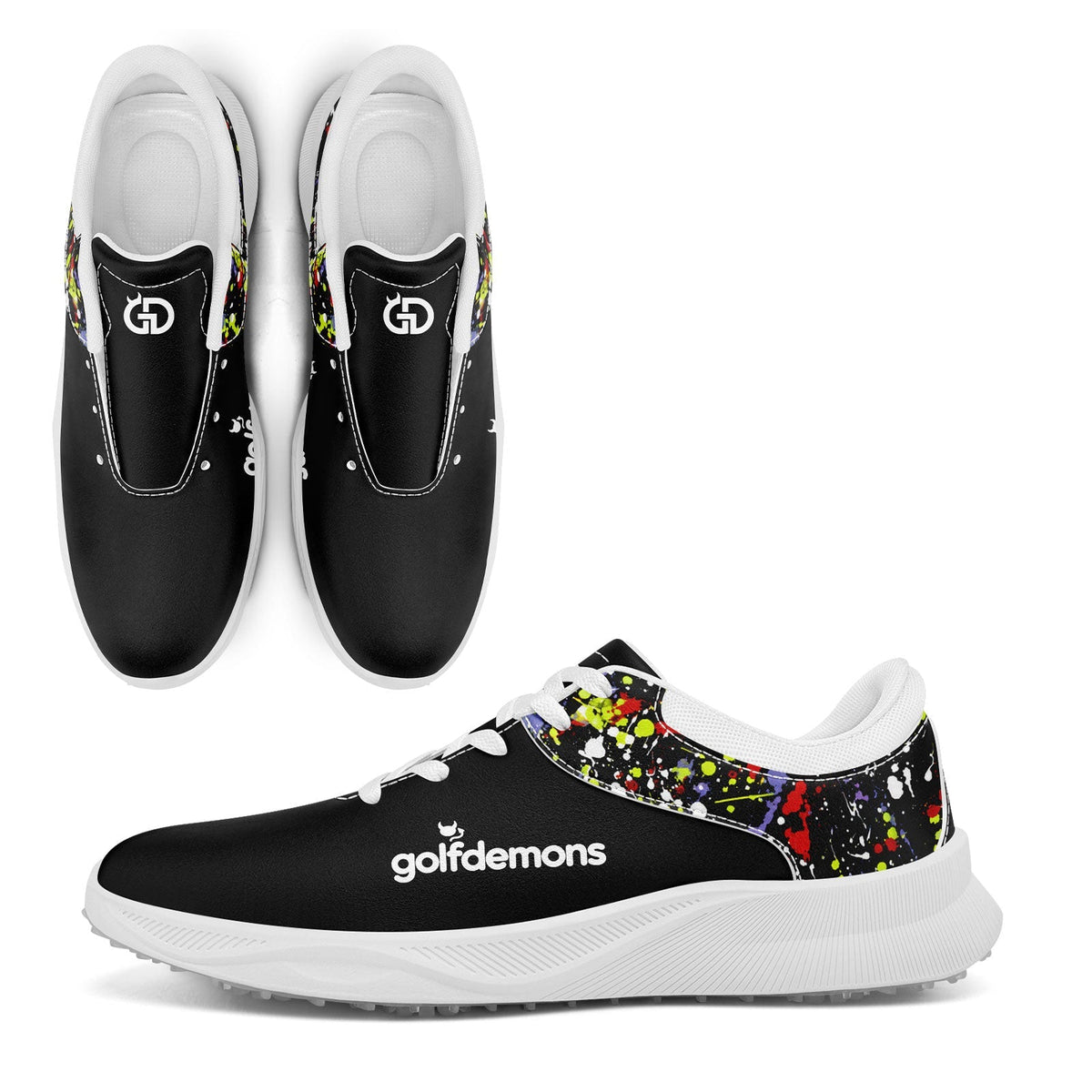 Premium Custom Golf Shoes for Teams,Golfdemons Personalized Logo & Name FN062-26020070-2W