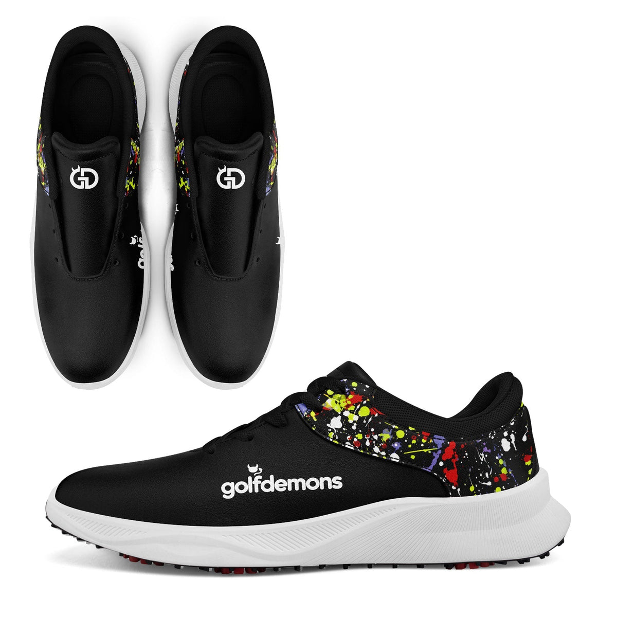 Premium Custom Golf Shoes for Teams,Golfdemons Personalized Logo & Name FN062-26020070-2B