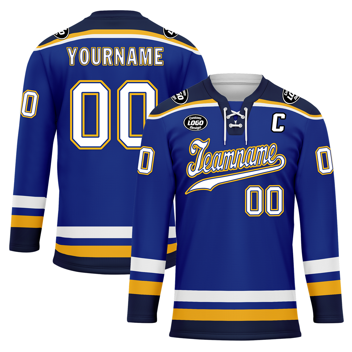 Custom Blue Personalized Hockey Jersey HCKJ01-D0a70cd