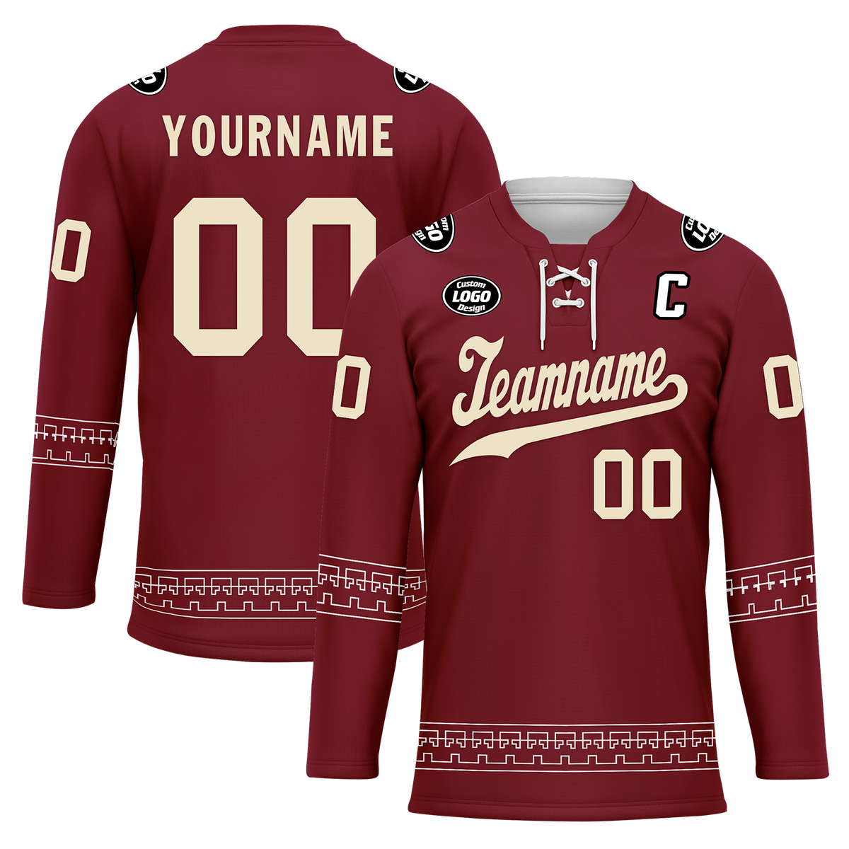 Custom Red Personalized Hockey Jersey HCKJ01-D0a70fd