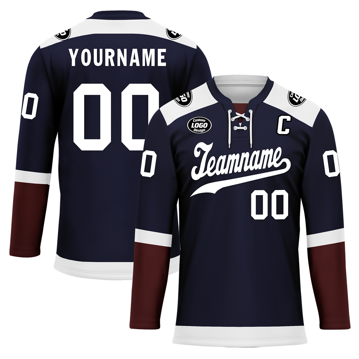 Custom Blue Personalized Hockey Jersey HCKJ01-D0a70eb