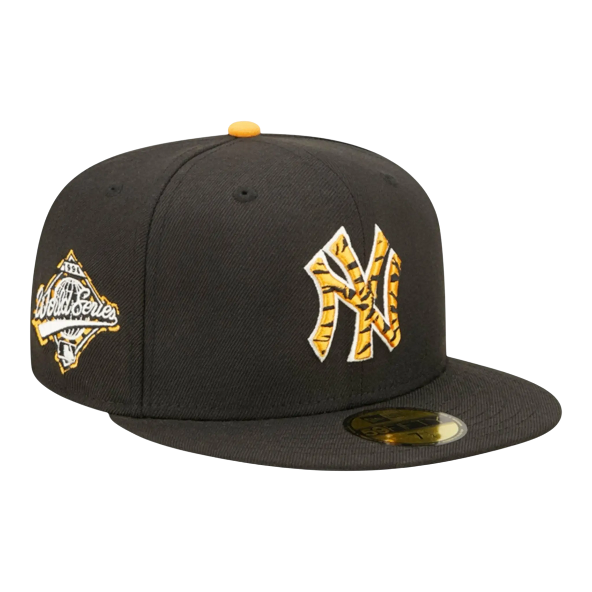 New Era 59FIFTY Detroit Tigers Tiger Fill Men's Fitted Hat — Black/Orange Wool