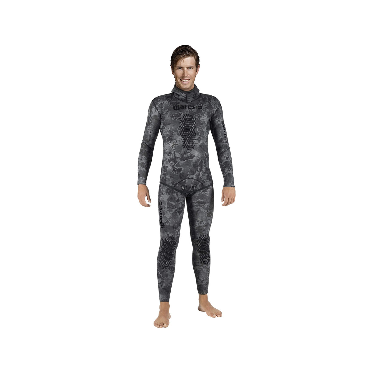 Mares Jacket Explorer Camo Black 50 Open Cell Wetsuit - 422038_Explorer Camo Black