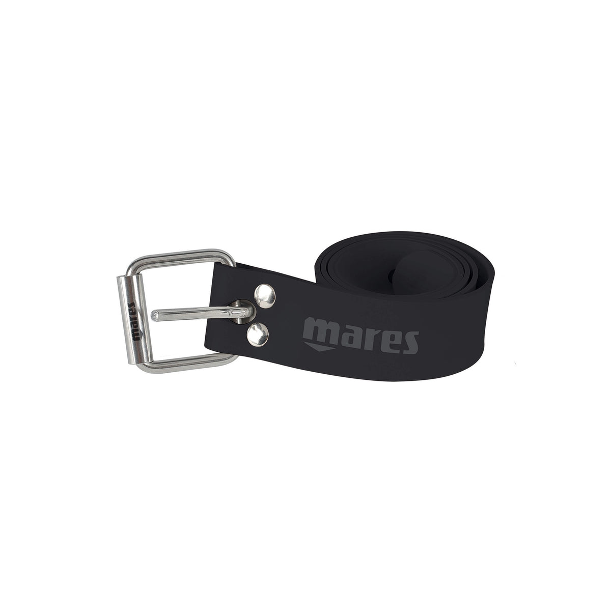 Mares Belt Elastic With Marseillaise SS Buckle Diving Accessory - 425813_Belt Elastic W-Marseillaise S.S_BK