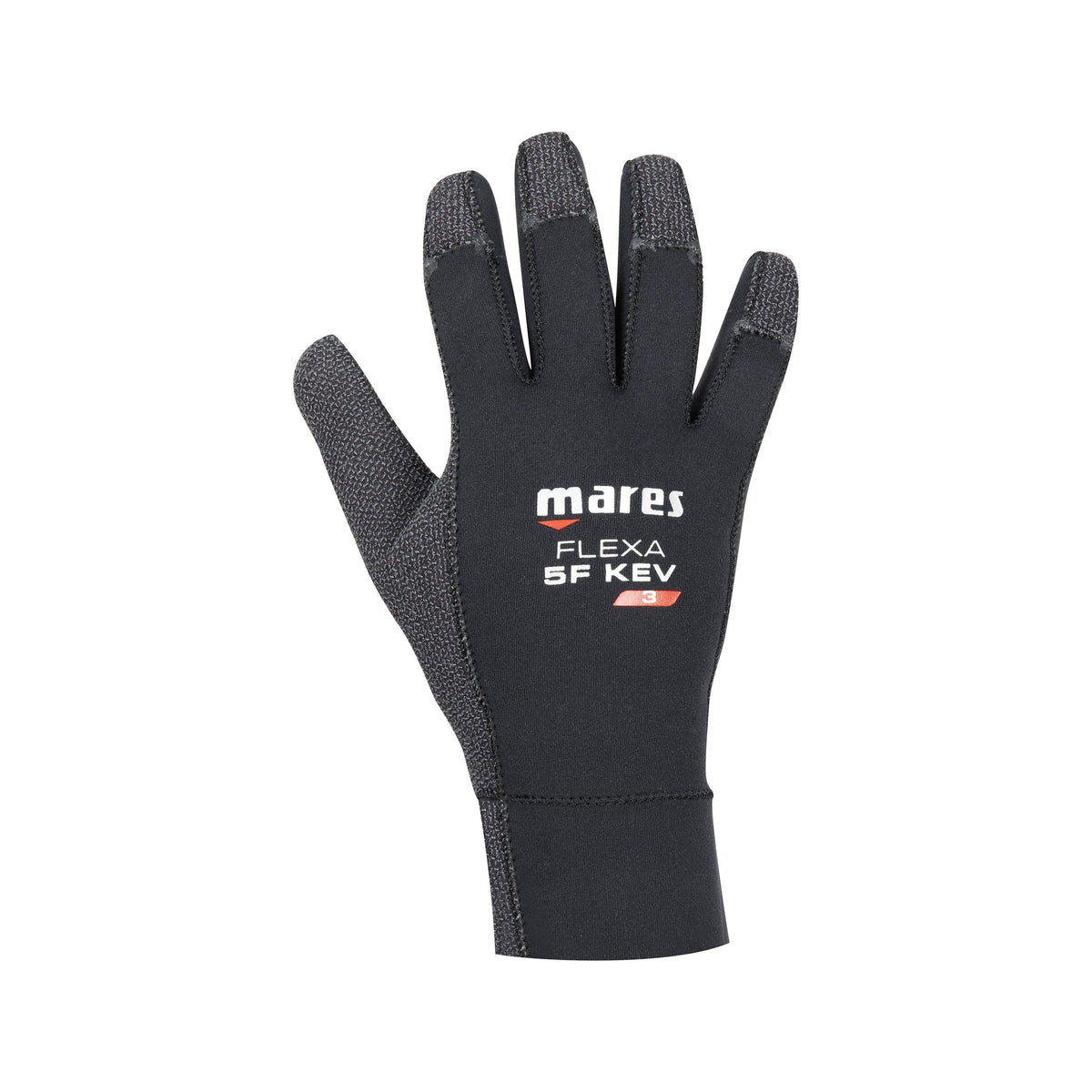 Mares Flexa 5F 3.0 Kevlar Dive Gloves - 412735_Flexa 5F 3.0 Gloves_Front