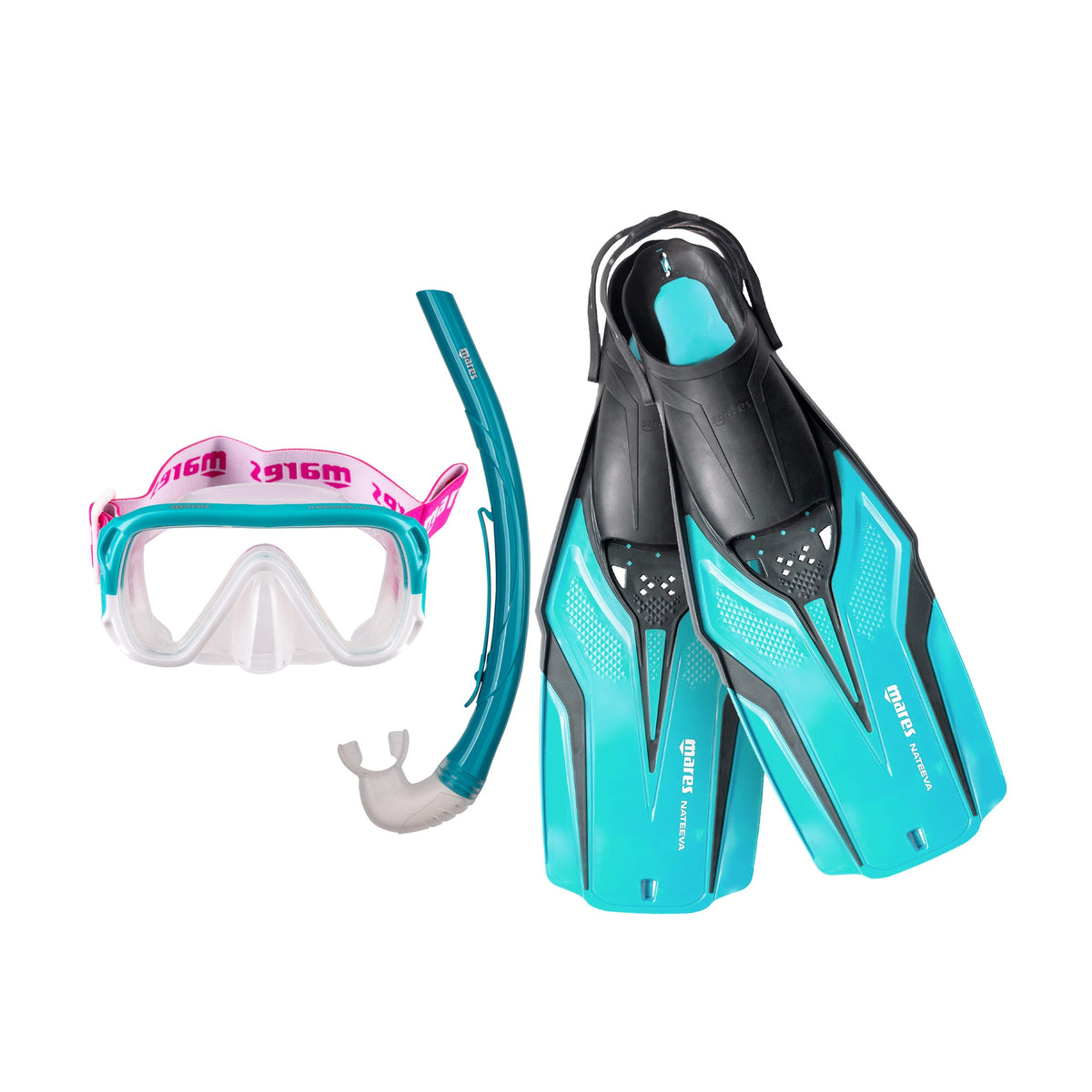Mares Nateeva Keewee Jr. Diving Set - 410758_SetNateevaKeeweeJR_AQ