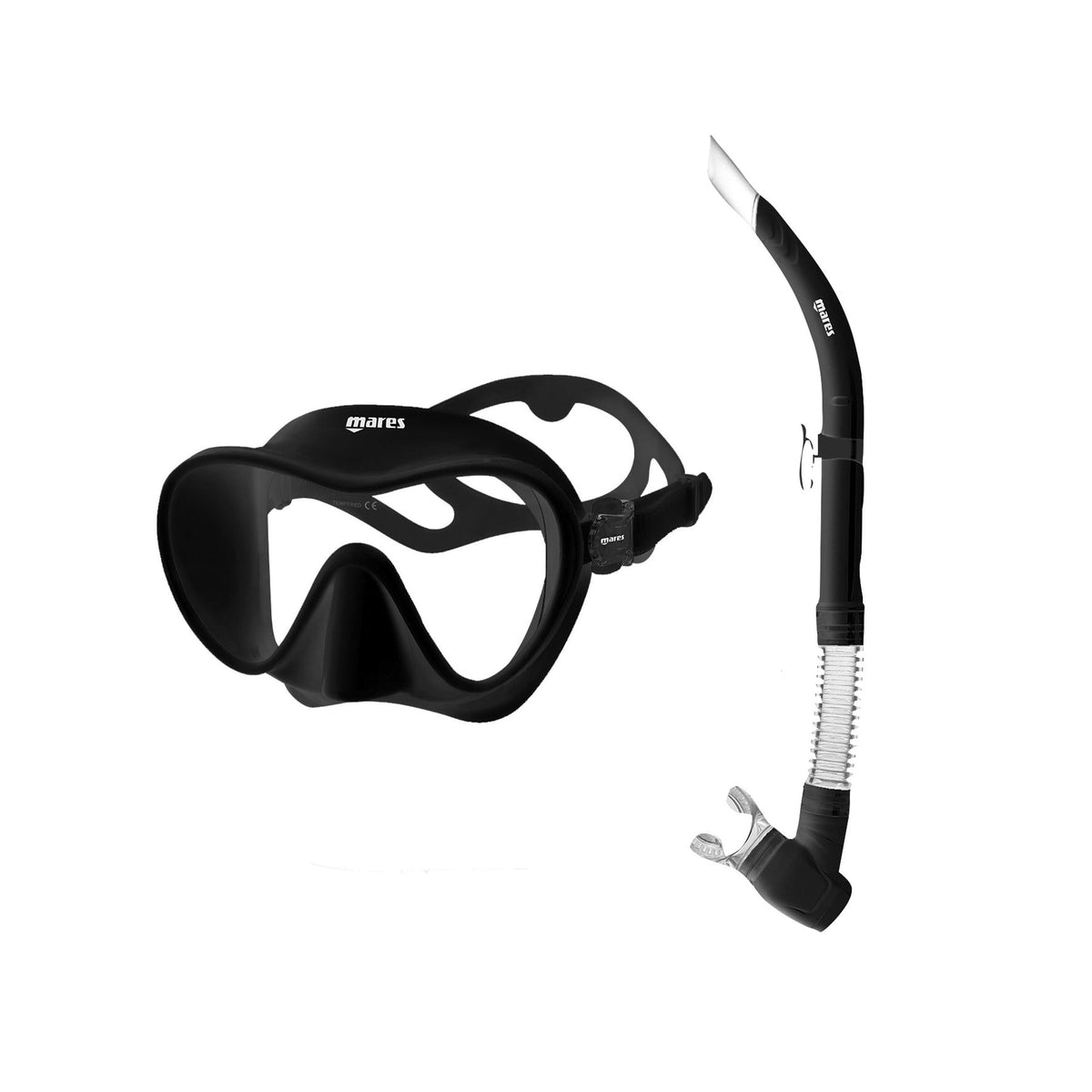 Mares Tropical Mask and Snorkel Combo - 411776 Set Tropical BKBK