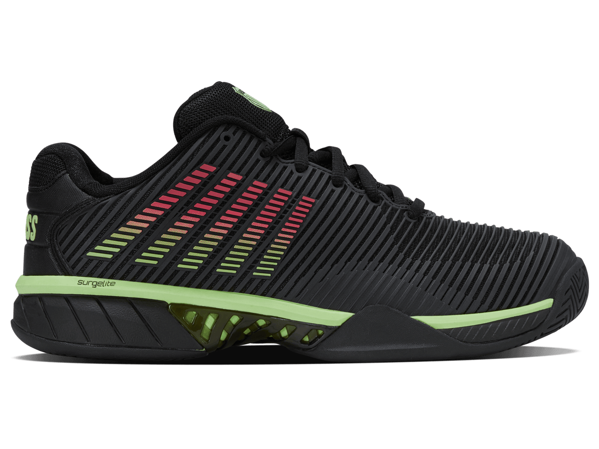 06613-011-M | HYPERCOURT EXPRESS 2 | BLACK/SOFT NEON GREEN/NEON LAVA