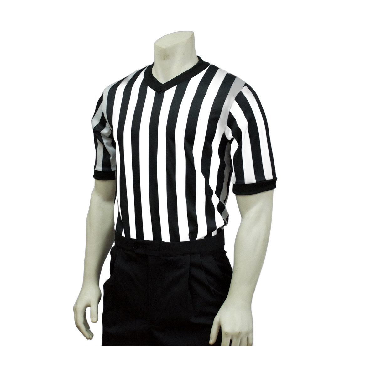 Smitty BKS-203 1 Stripe Elite Performance Basketball Officials Shirt - officials shirt