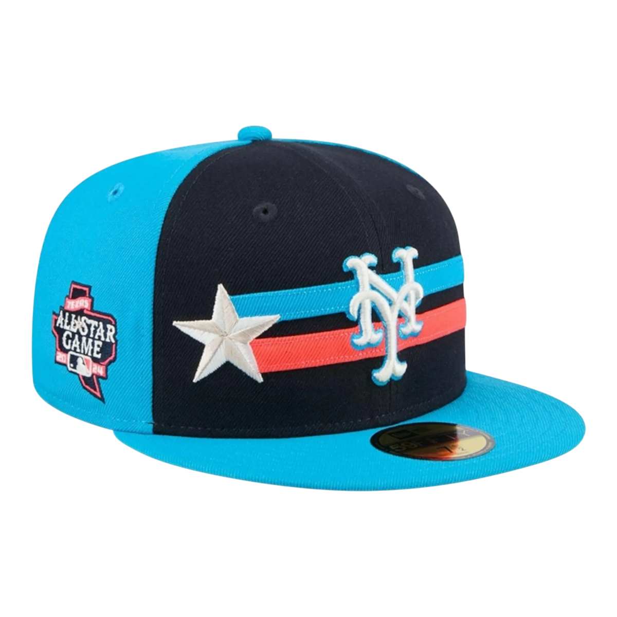 New Era 59FIFTY MLB New York Mets 2024 All Star Game Men's Fitted Hat — Blue/Navy/Orange
