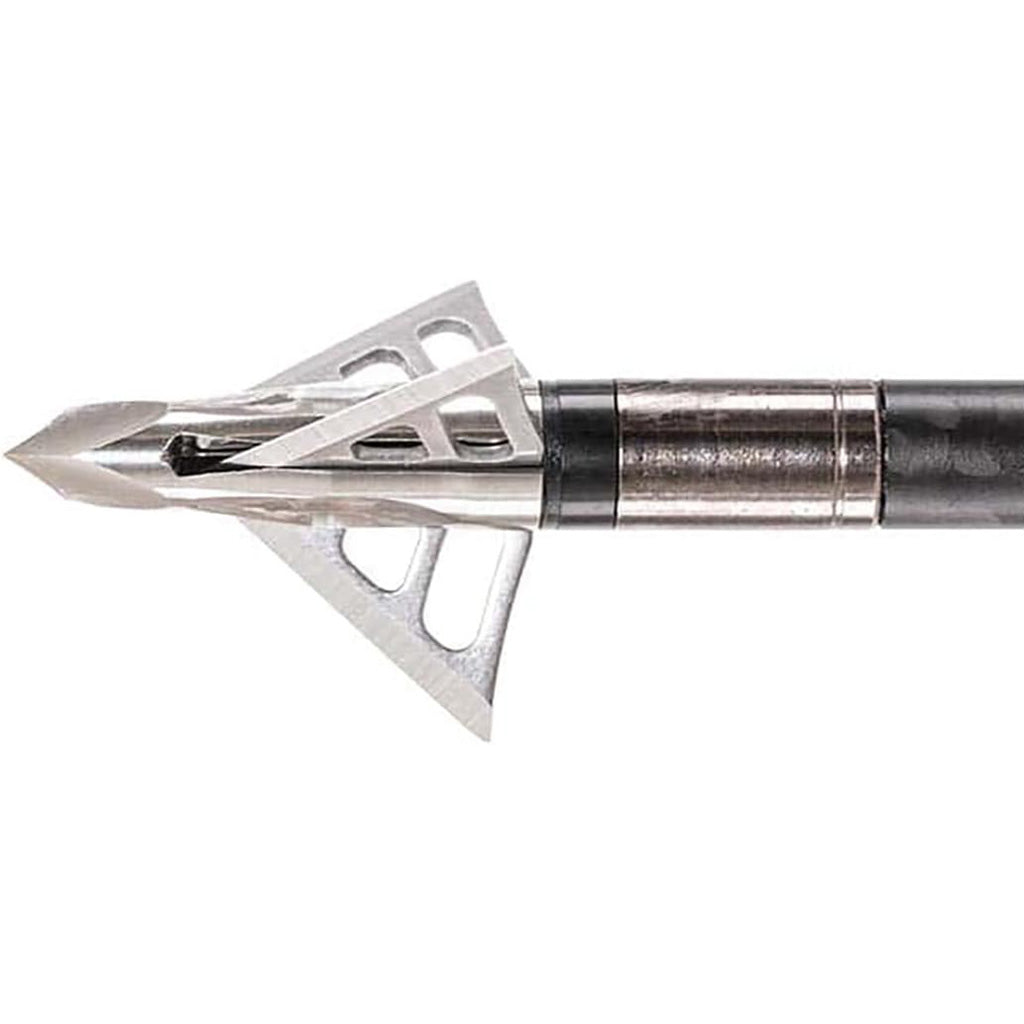 Muzzy Trocar TI Crossbow Broadheads in 100 gr. 3 pk. - Front View