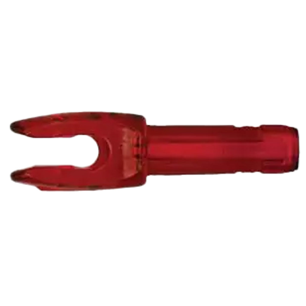 Easton 5mm MicroLite Nocks in Red - Front View
