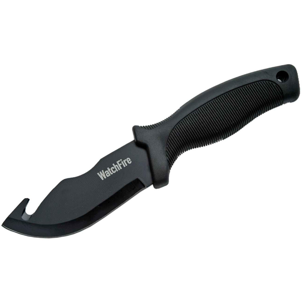 SZCO WatchFire Guthook Skinner Knife - Front View