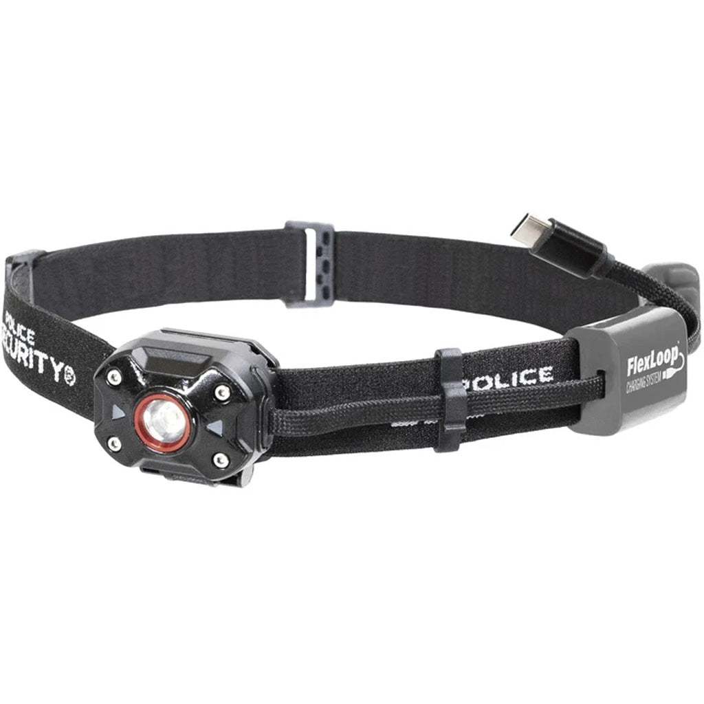 Police Security Flashlights Police Security FlexLoop Mini Headlamp - Front View