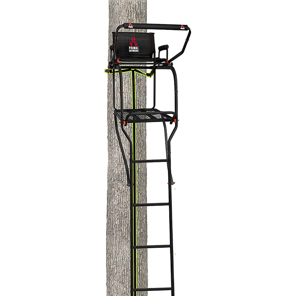 Olman Ol Man 15 Bloodhound 2-Person Ladder Stand - Front View