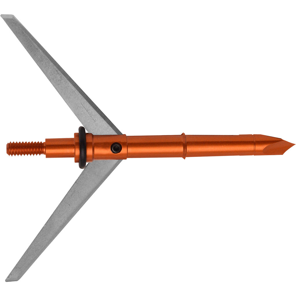 Dead Ringer Super Freak Extreme Broadheads in Red/Silver - Front View