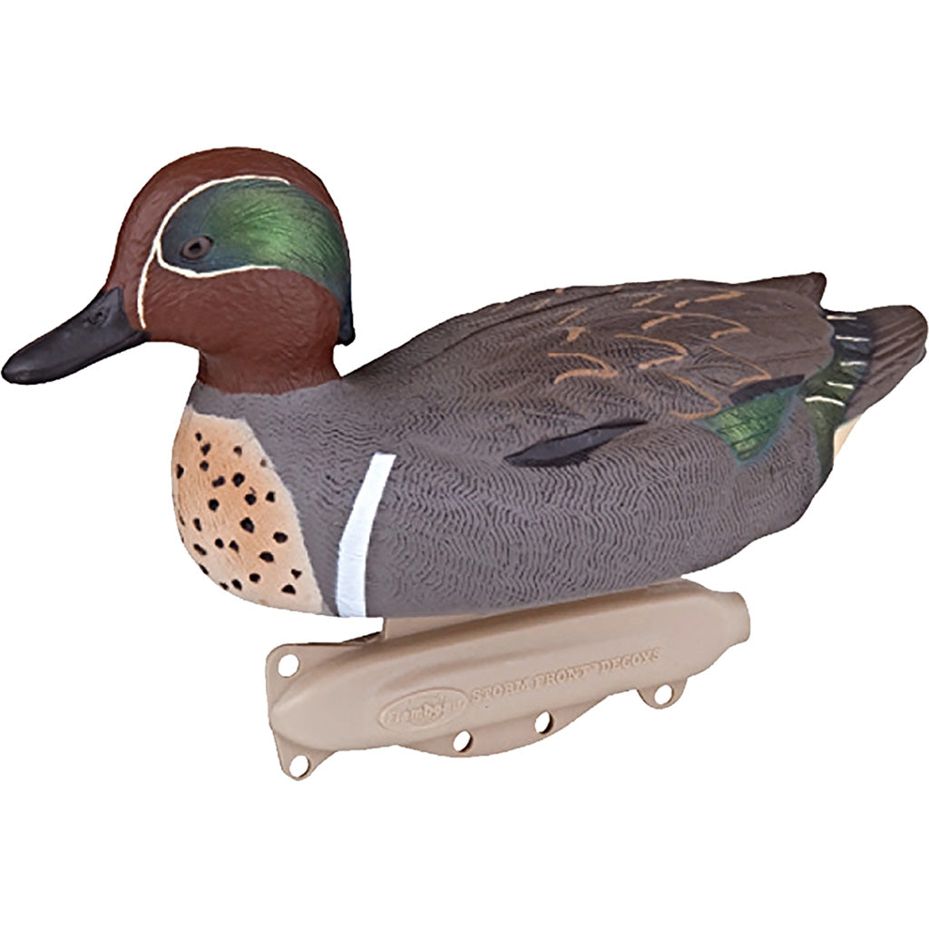 Flambeau Classic Green Winged Teal Decoy - Front View