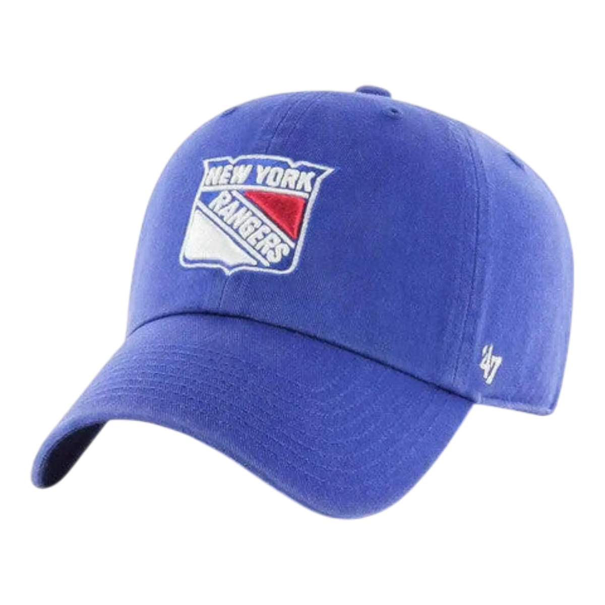 47 Brand Clean Up New York Rangers Men's Strapback Hat — Royal