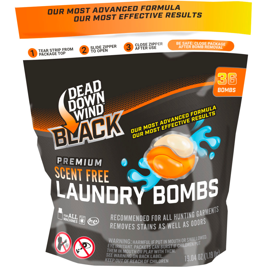 Dead Down Wind BLACK Premium Laundry Bombs - Front View