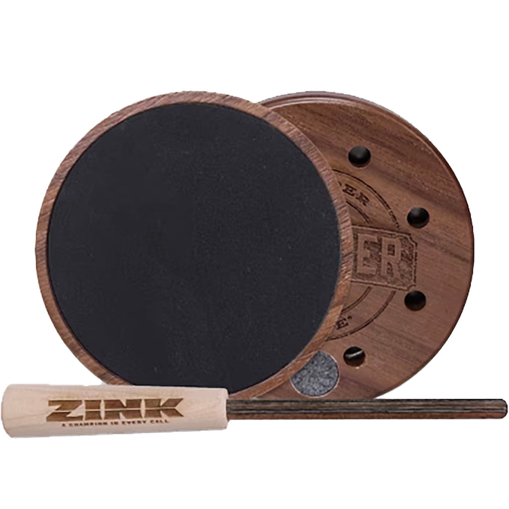 Zink Calls Zink Thunder Ridge Rocker Turkey Call in Black/Wood - Front View