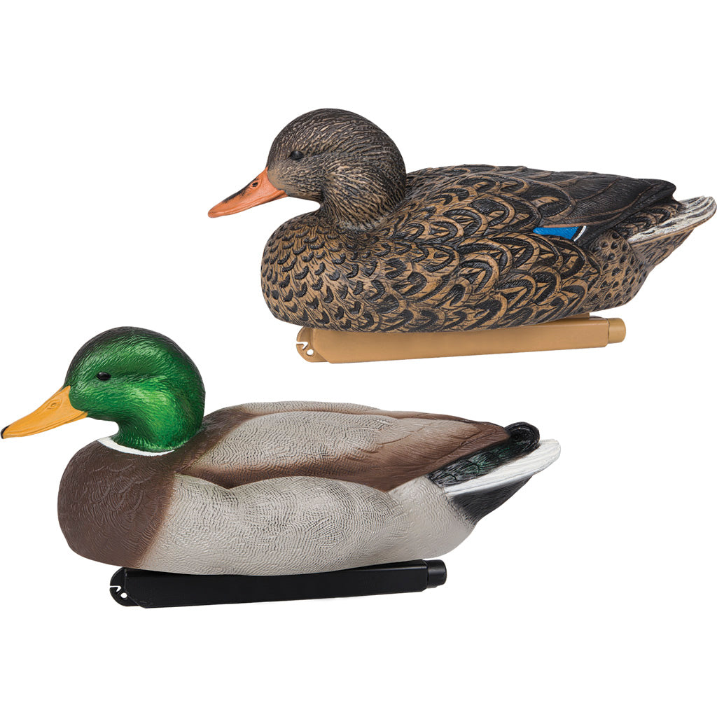 Zink Calls Zink Floater Duck Decoys in Mallards 6 pk. - Front View