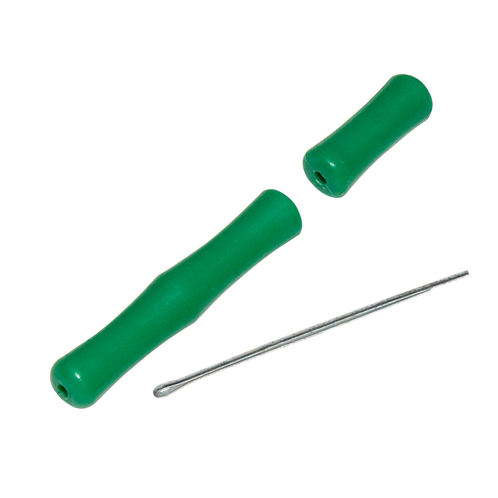 Fin-Finder Fin Finder Snap-Shot Finger Savers in Green - Front View