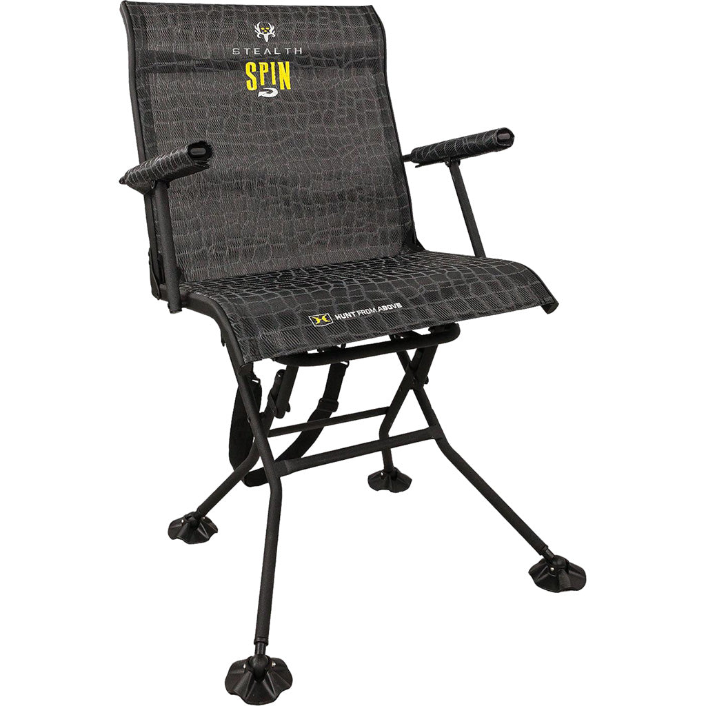 Hawk Treestands Hawk Stealth Spin Chair - Front View