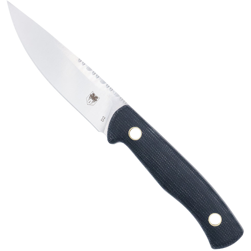 CobraTec Koonsman Knife in Black - Front View