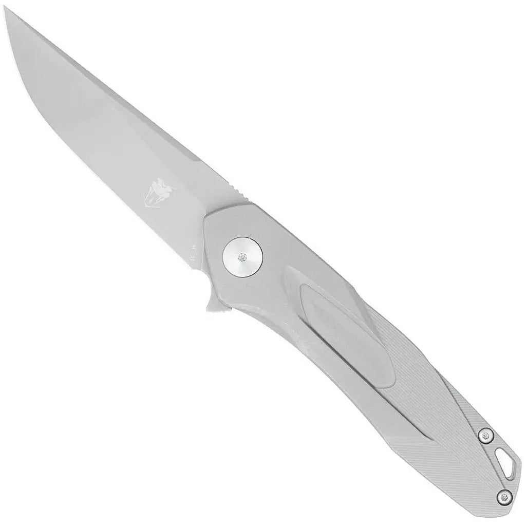 CobraTec Ace Titanium Flipper Folder M390 Knife - Front View