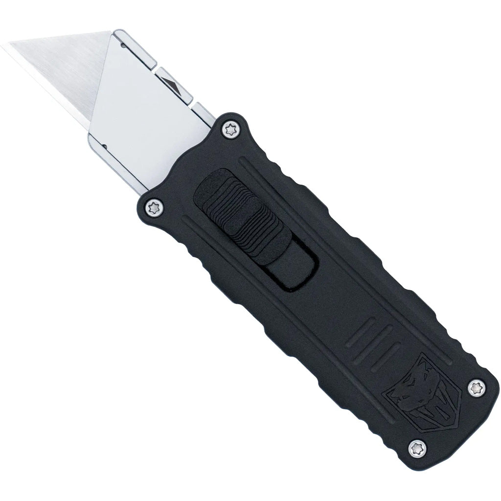 CobraTec Utility OTF Knife w/Side Button - Front View