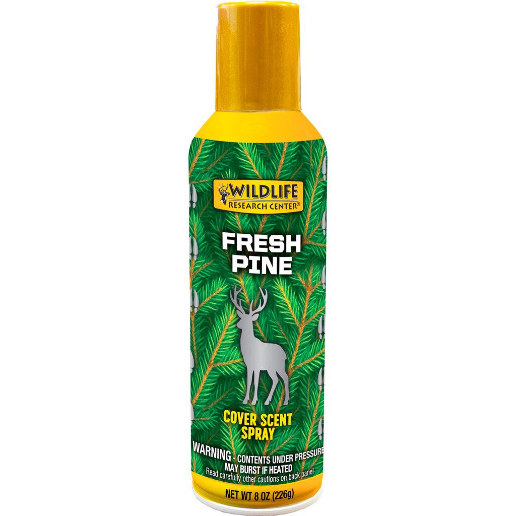 Wildlife Research Fresh Pine Cover Scent Spray Can - Front View