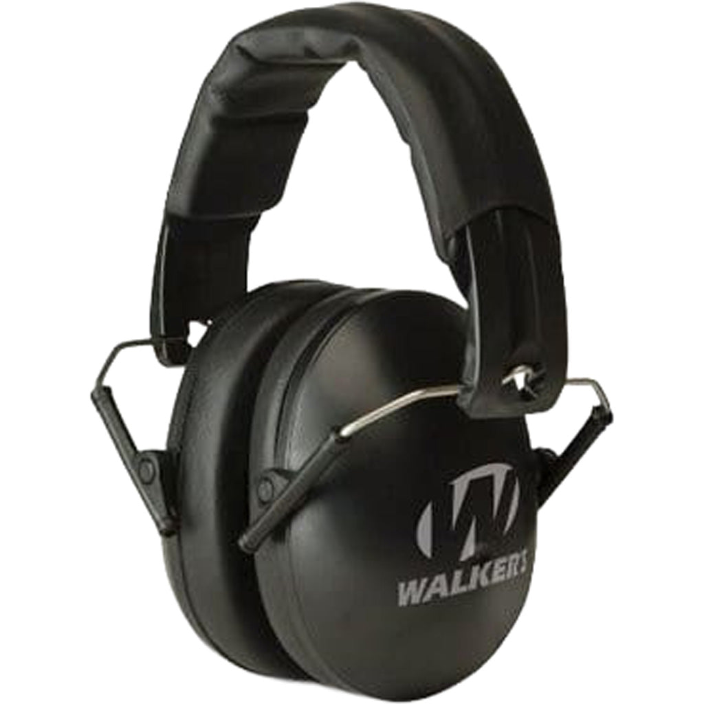 Walkers Youth And Womens Folding Passive Muff in Black - Front View