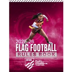 2025-26 Flag Football Rules Book official NFHS cover