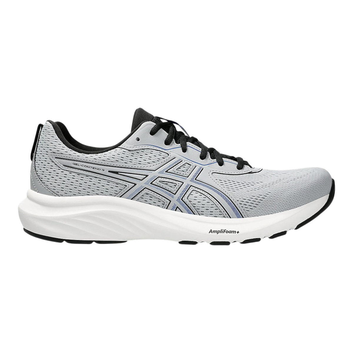 ASICS GEL-CONTEND 9 Extra Wide Mens Running Shoes — Piedmont Grey/Black