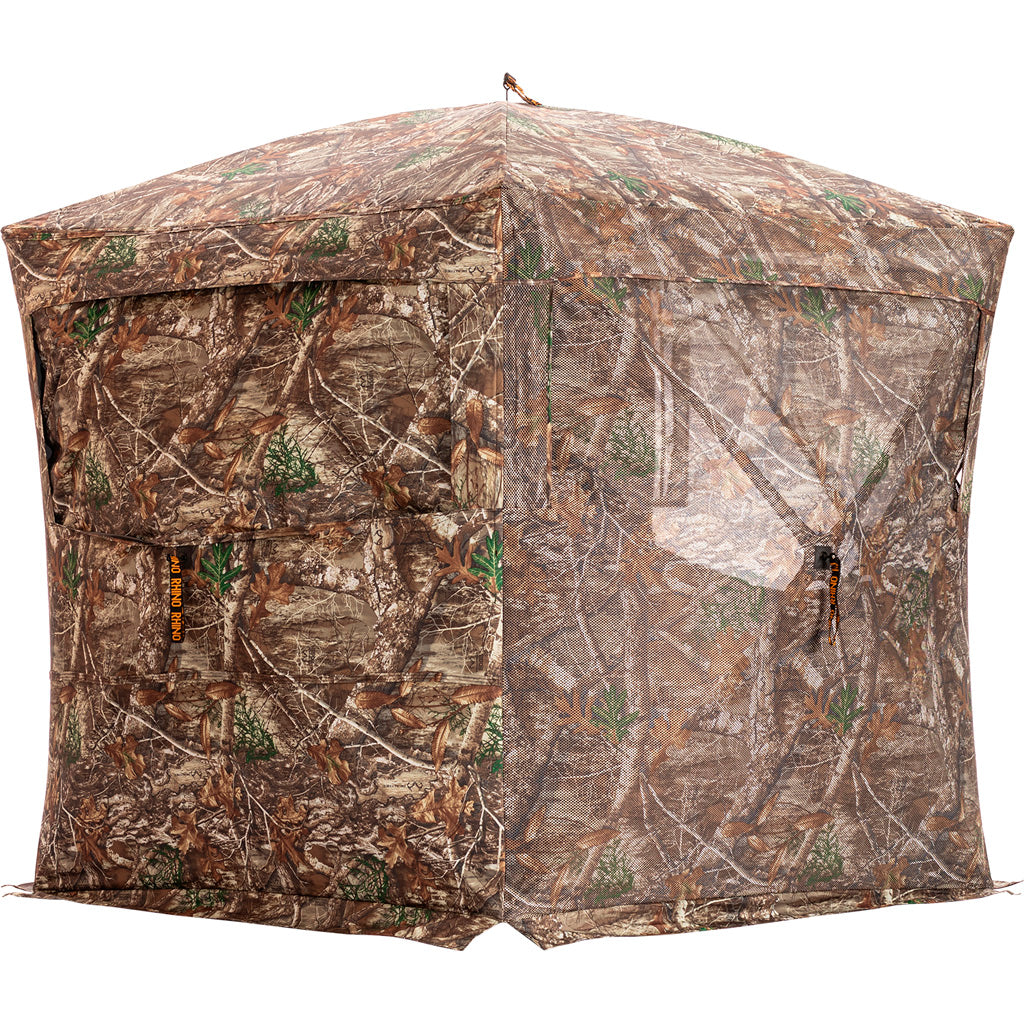 Rhino Blind 180 Pro FD in Realtree Edge Camo - Front View