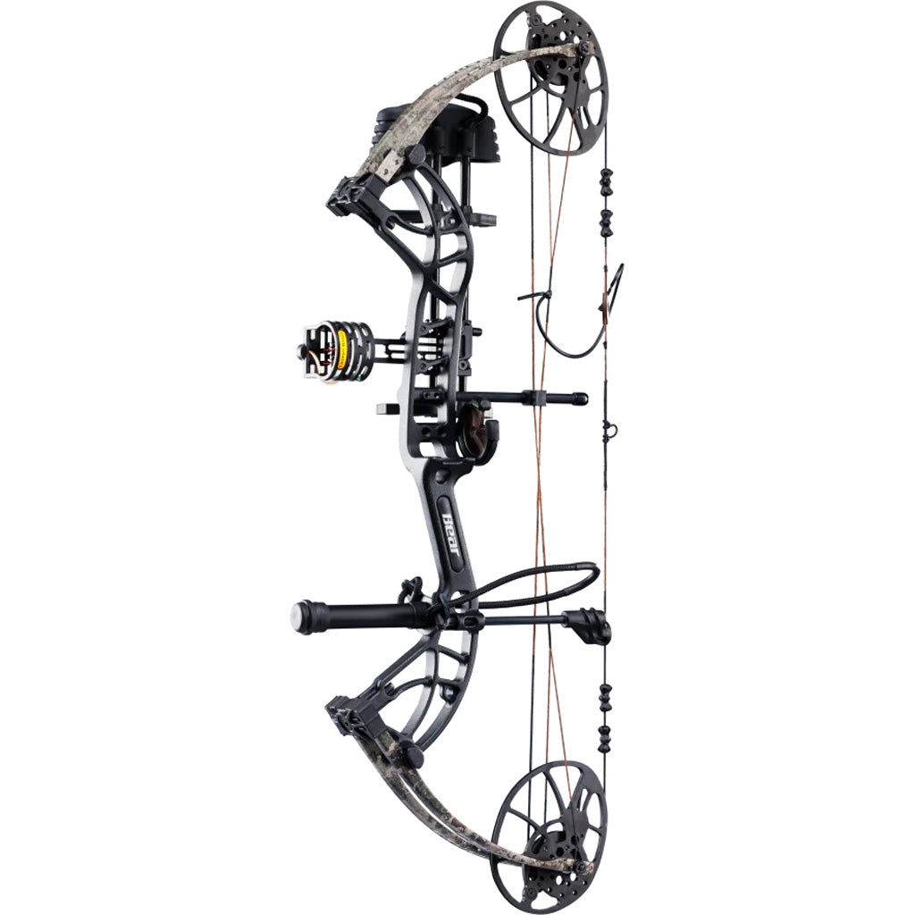 Bear Cruzer G4 RTH Bow Package in Black/True Timber Strata 10-70 lbs. RH - Front View