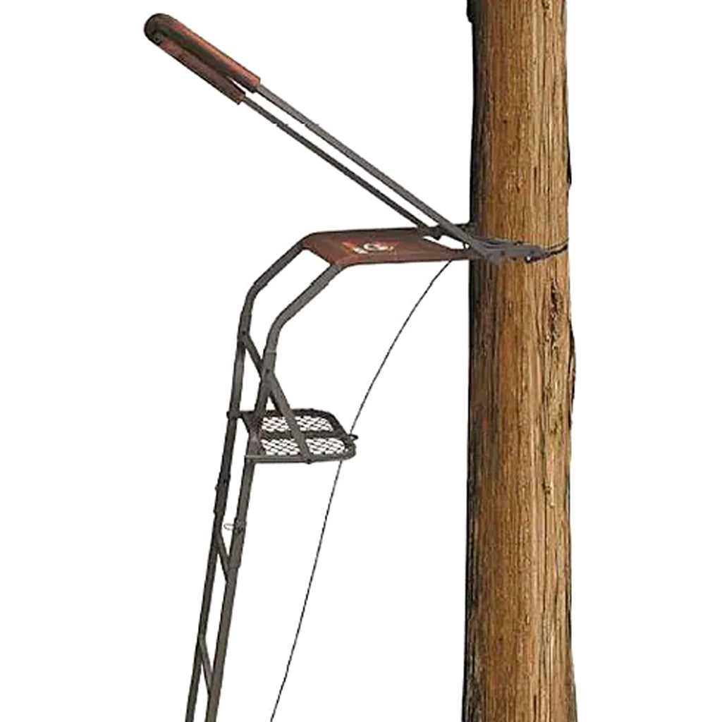Trophy Treestands Maxgrip Deluxe Ladderstand - Front View