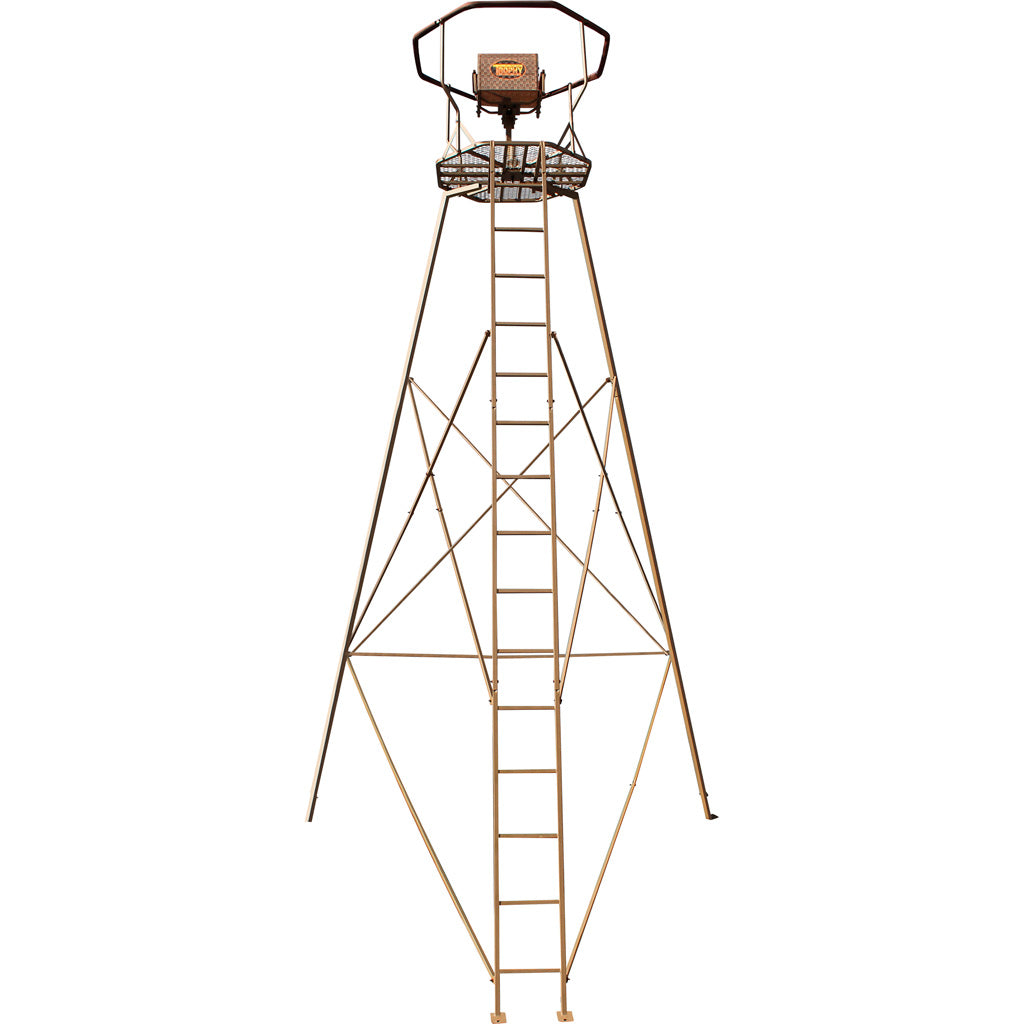 Trophy Treestands Long View Tripod LadderStand - Front View