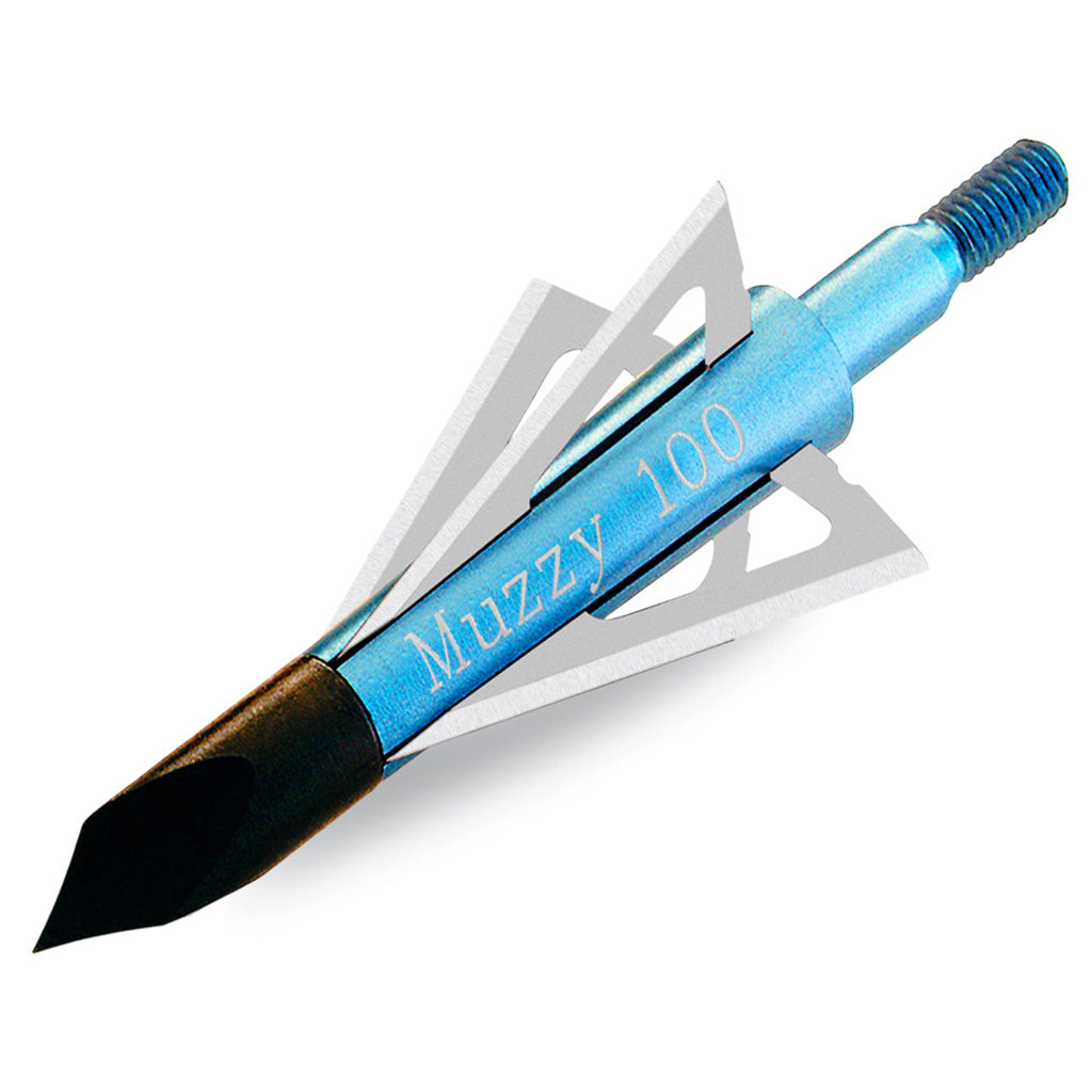 Muzzy Screw-in Broadheads in 100 gr. - Front View