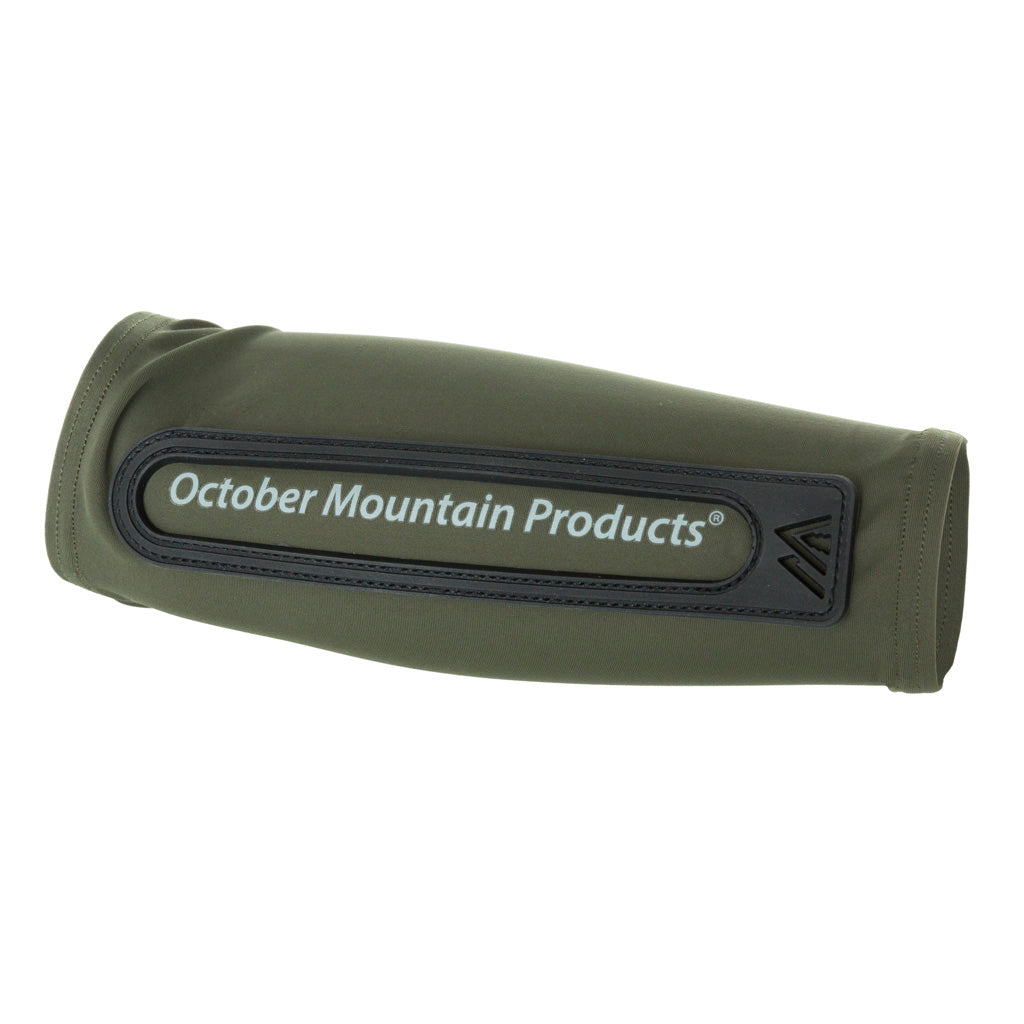 October Mountain Compression Arm Guard in Green Medium - Front View