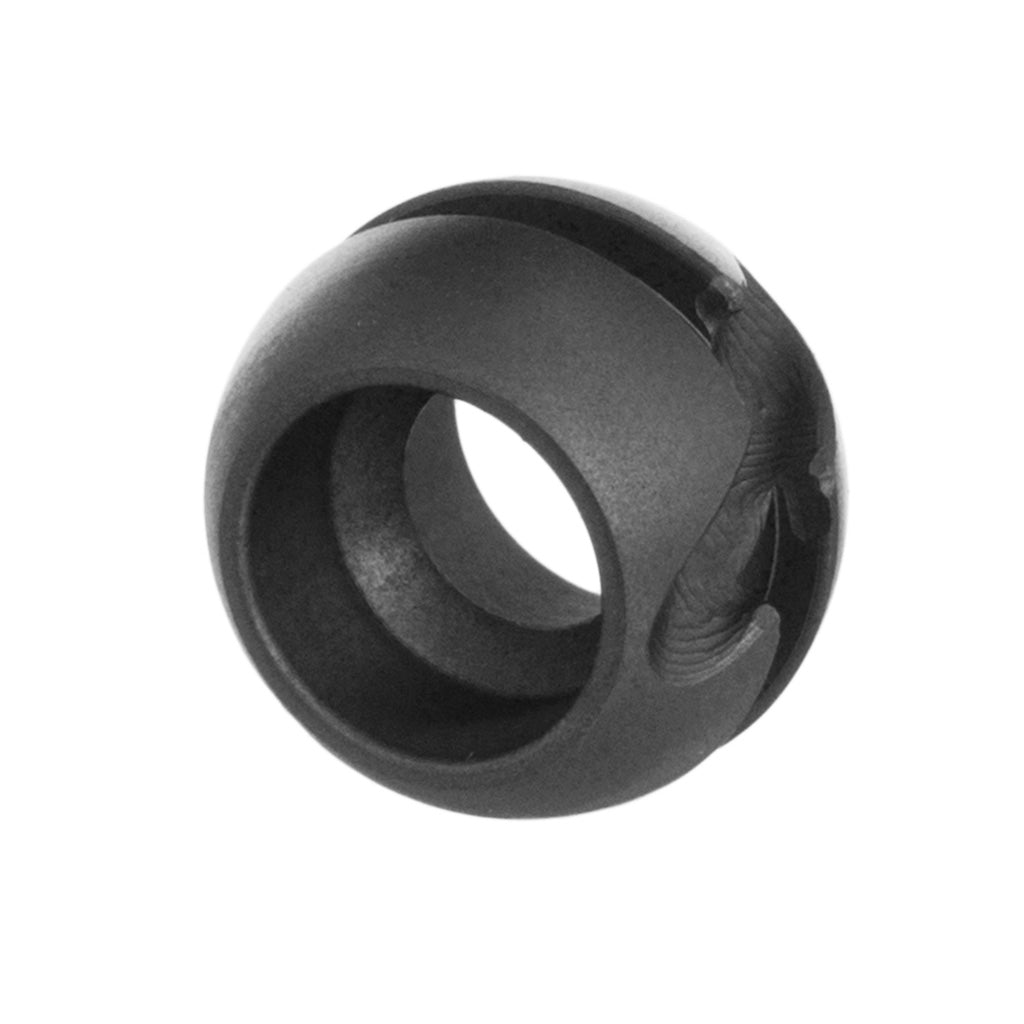 October Mountain Retna Peep Sight in Black 1/8 in. - Front View