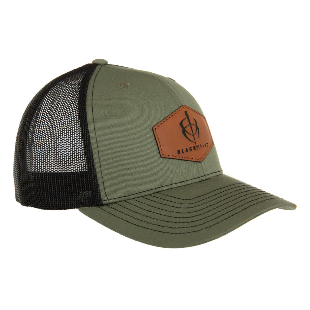 BlackHeart Patch Logo Hat - Front View