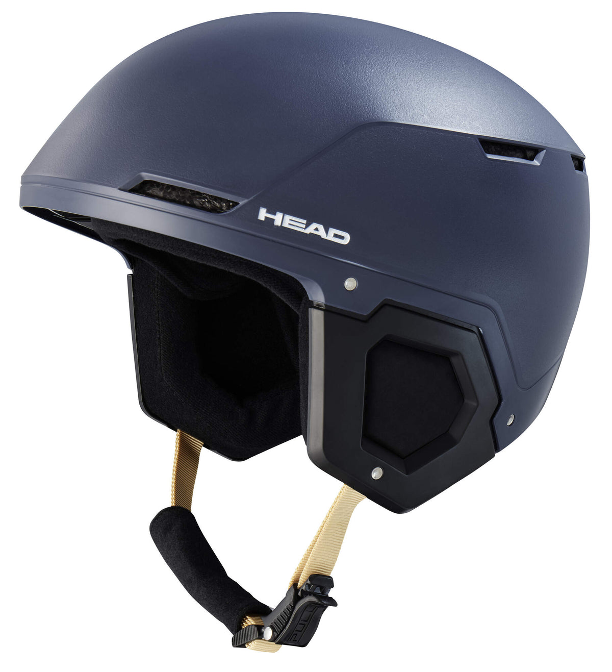 HEAD CHARTER SR Ski Helmet, Night Blue, XS/S in Navy - side angle view
