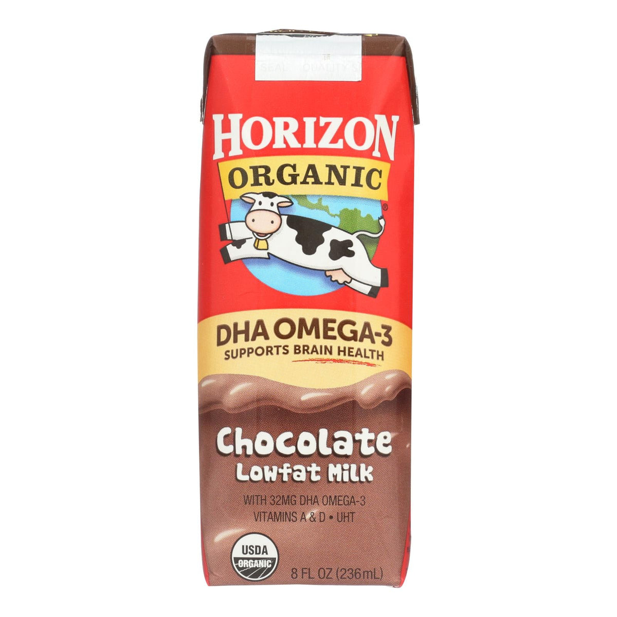"Horizon Organic Dairy 1% DHA Asep Milk Chocolate - 12/8 Oz - 1 Each"