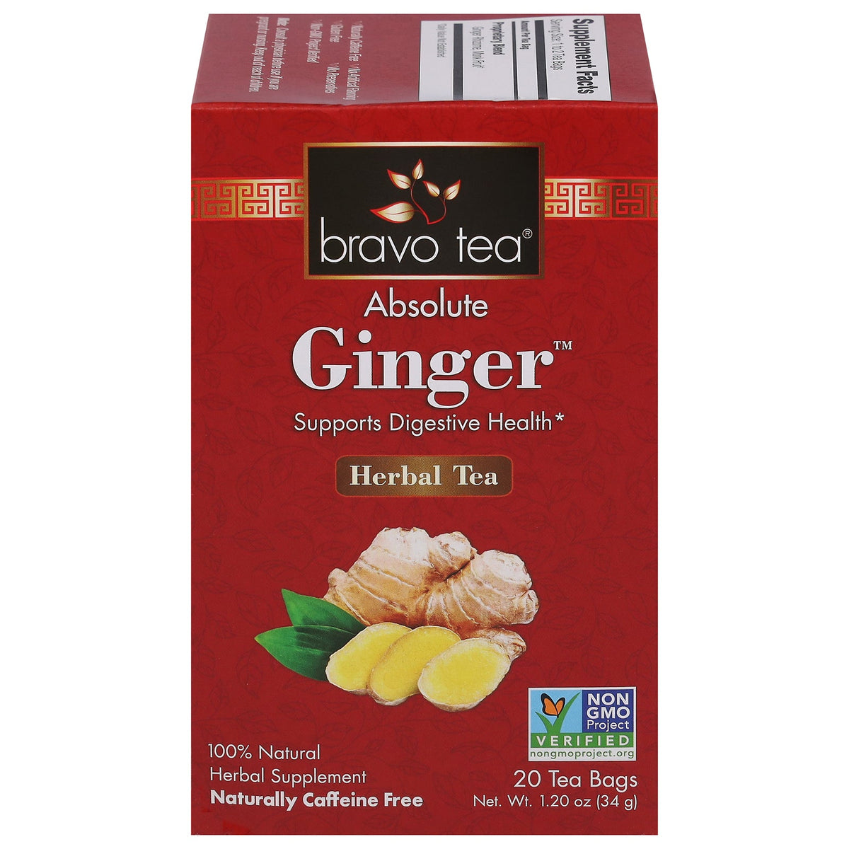 "Bravo Teas & Herbs - Absolute Ginger Tea - 20 Bags"