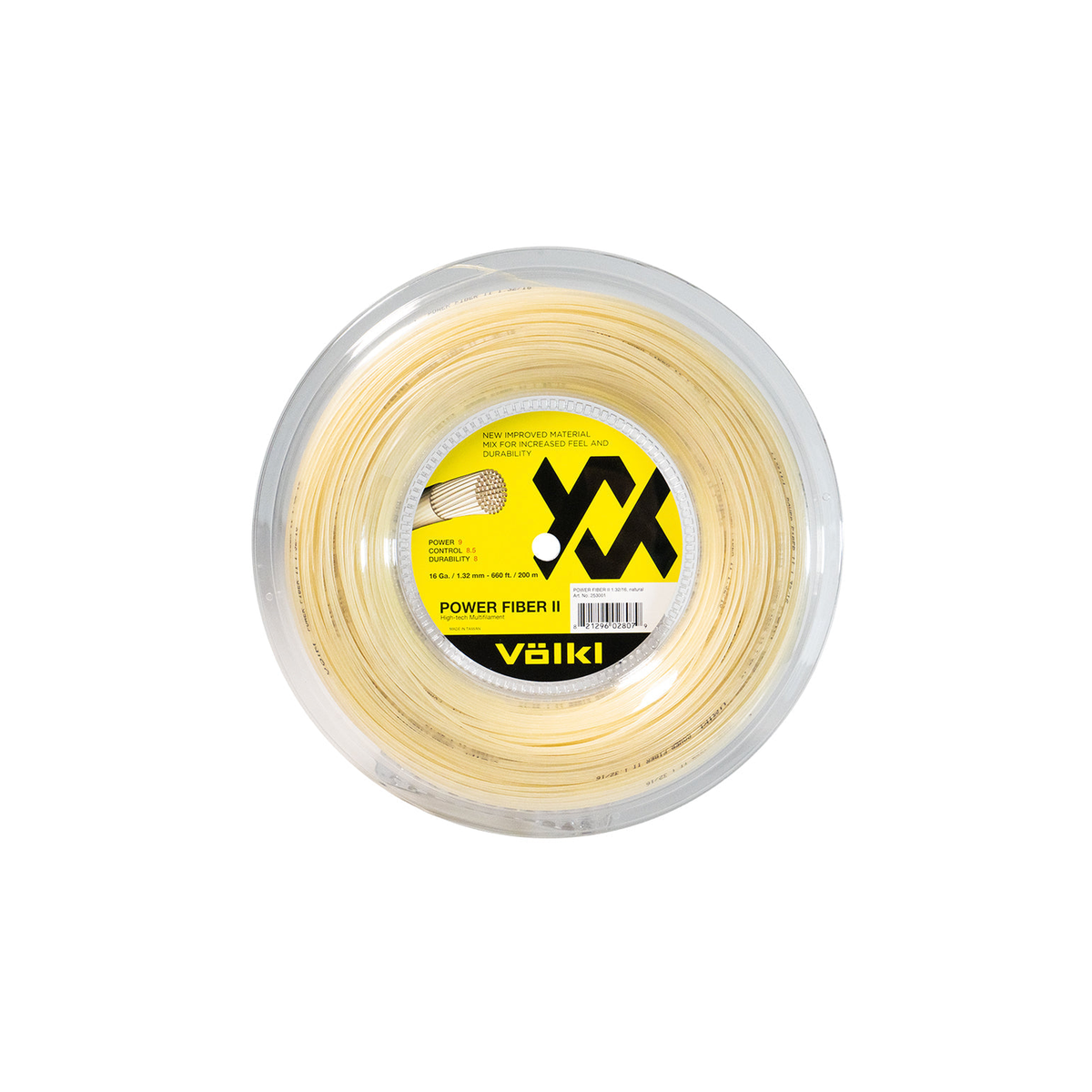 Volkl Power Fiber II 16G Reel Black Tennis product image