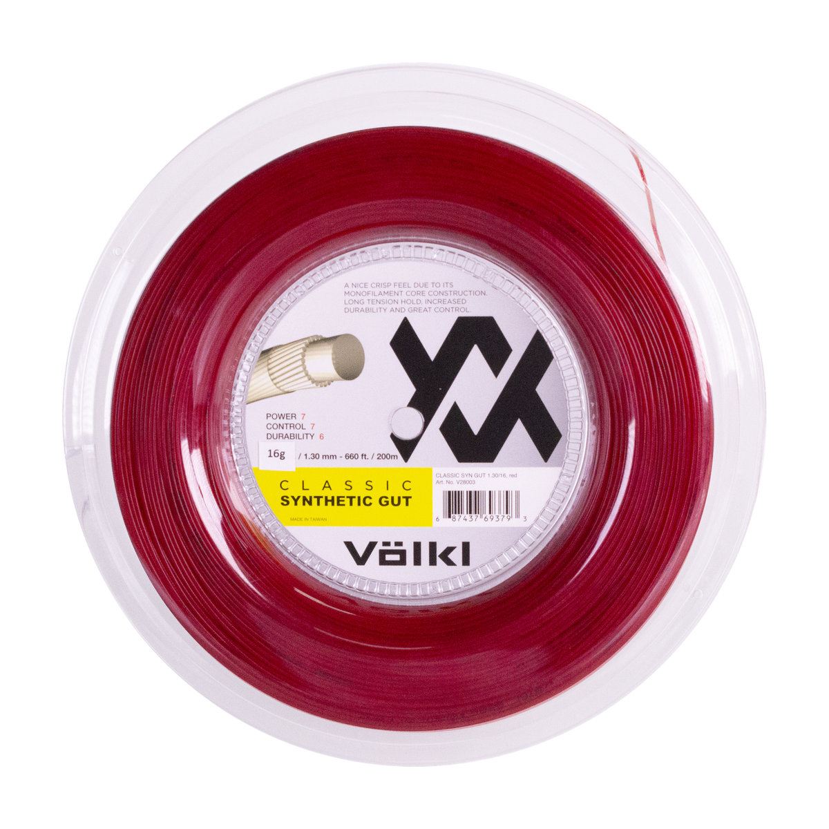 Volkl Classic Synthetic Gut 16G Reel Tennis product image
