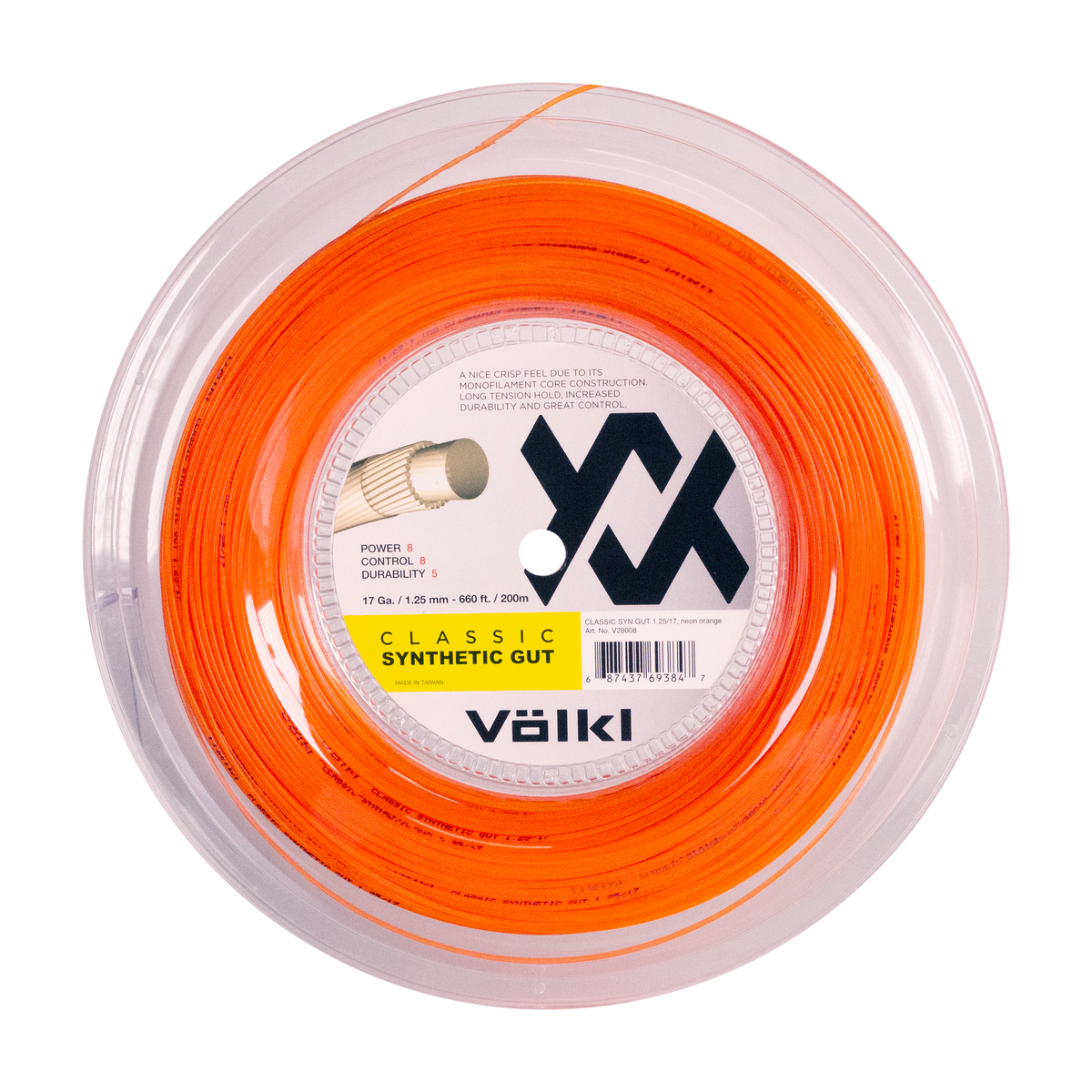 Volkl Classic Synthetic Gut 17G Reel Tennis product image