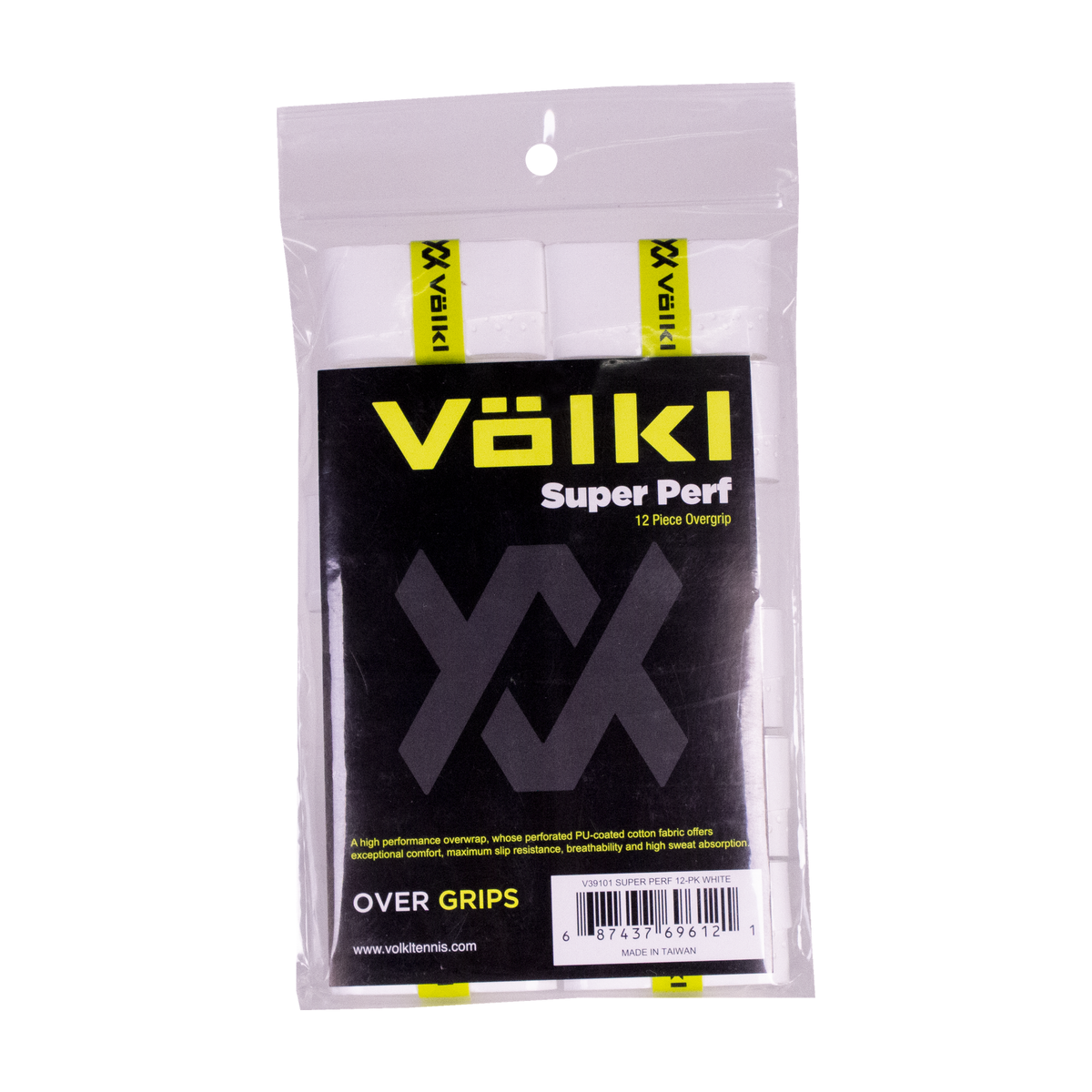 Volkl Super Perf 12 Pack Neon Yellow Tennis Racquet product image